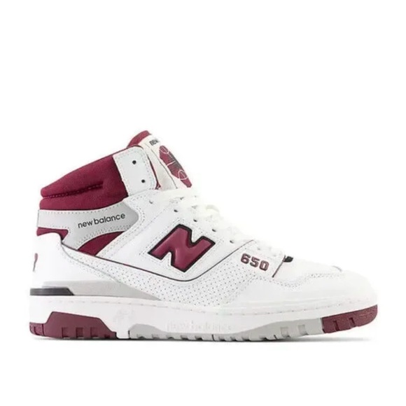 NEW BALANCE BB650RCH High Top Sneakers Men's US 13 White Basketball Shoes NEW - Picture 14 of 16